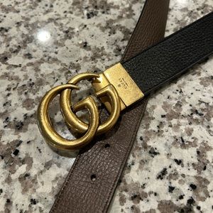 COPY - Gucci leather belt black